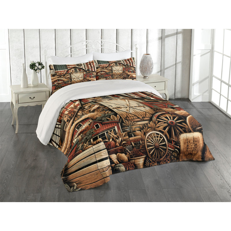 Polyester Coverlet, King Coverlet + 2 Standard Shams