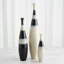 Banded Handmade Porcelain Decorative Bottles