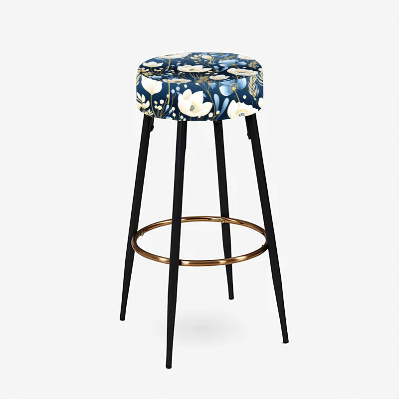 Ensemble de 2 tabourets de bar Blue Coastal Serene