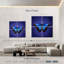 Brampt papillon Morpho bleu brillant-109146219