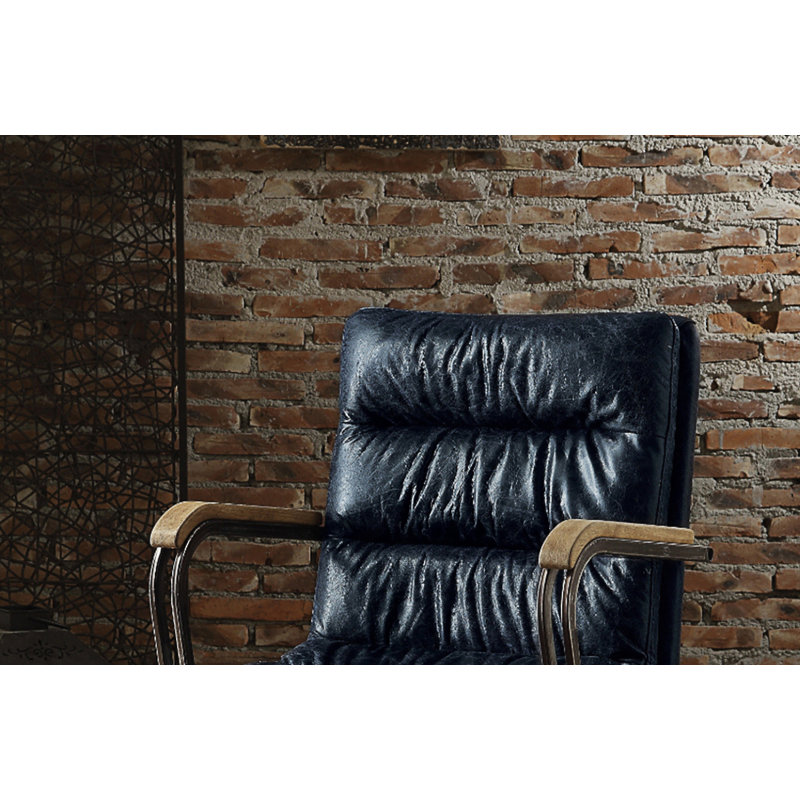 Fauteuil de direction avec confort rembourré, Bleu