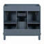 Meuble-lavabo 36 po sans lavabo supérieur, armoire seulement, armoire de rangement moderne avec 2 portes à fermeture douce-130575661