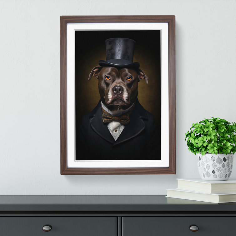 Happy Larry Staffordshire Bull Terrier Gothic | Wayfair.co.uk