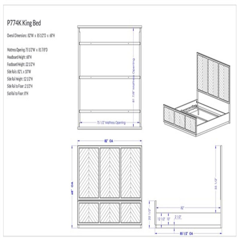 Munroe King Bed