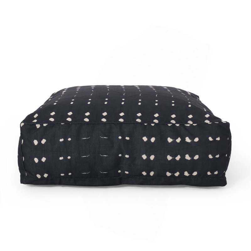 Dalm Fabric Square Pouf