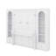 Grand lit escamotable grand format avec armoires de rangement, tiroirs, éclairage DEL et tablettes-536718809