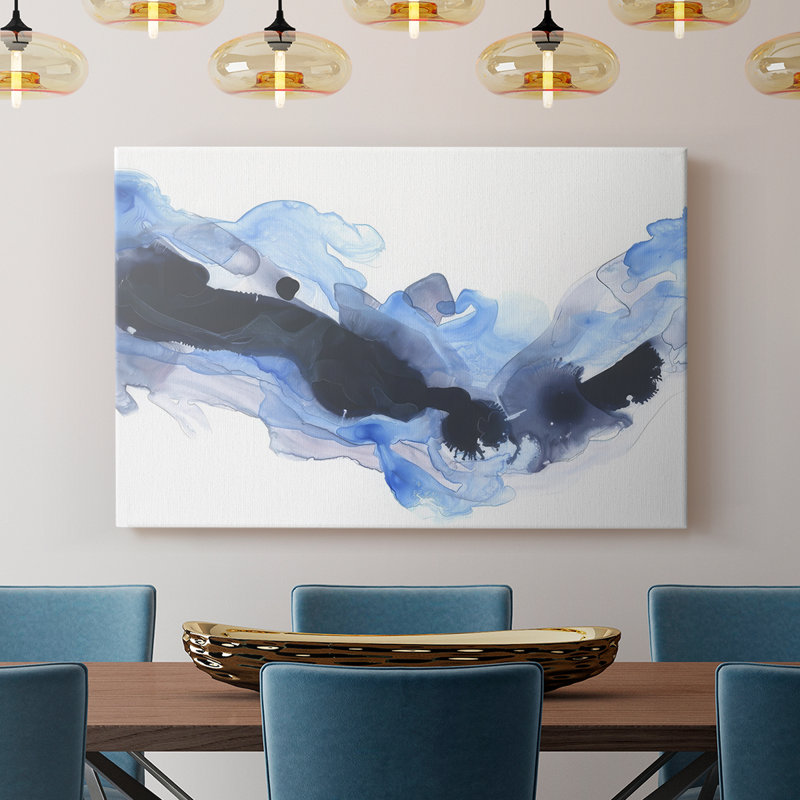 Azul Wave I -Gallery Wrapped Cavas, 32" H x 48" W