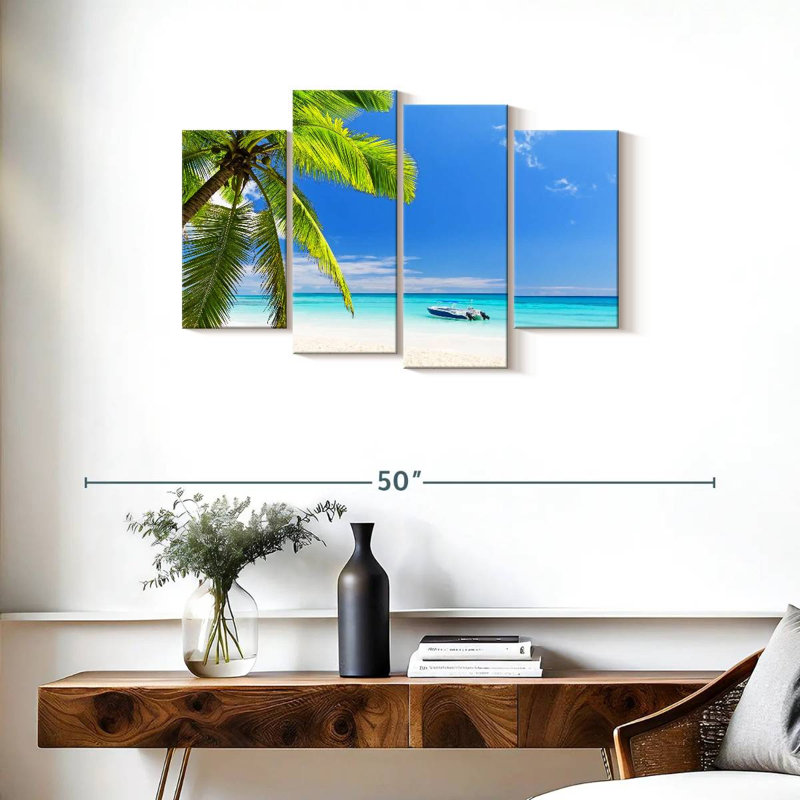 Palmier Summer Beach, H 22 po x l 36 po
