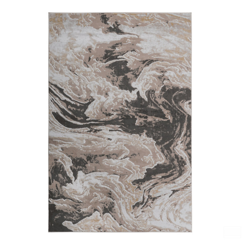 Abstract Non-Shedding Living Room Bedroom Dining Home Office Stylish And Stain Resistant Area Rug, Rectangle 2' x 3'