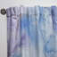 Art à l'encre liquide bleu et mauve - Rideau moderne - Velours obscurcissant - 1 panneau-73243280