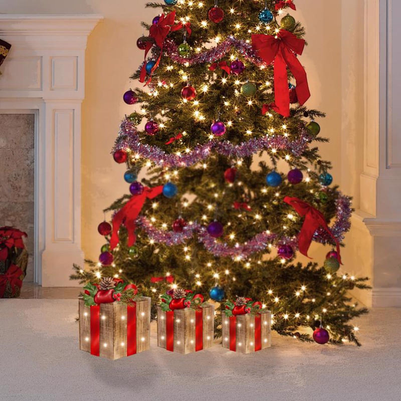  LED Gift Decor 14 in. Yard Decor