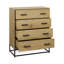 Bobie Light Oak Effect 4 Drawer Chest