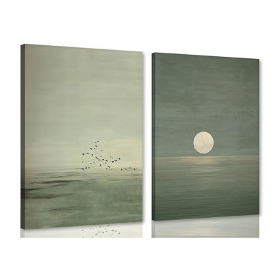 2 Piece Wrapped Canvas Print