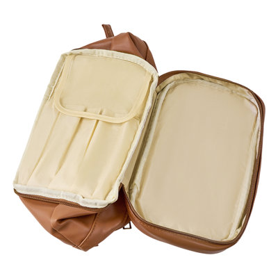 PU Leather；Polyester；PVC；Nylon Zipper Makeup Organiser