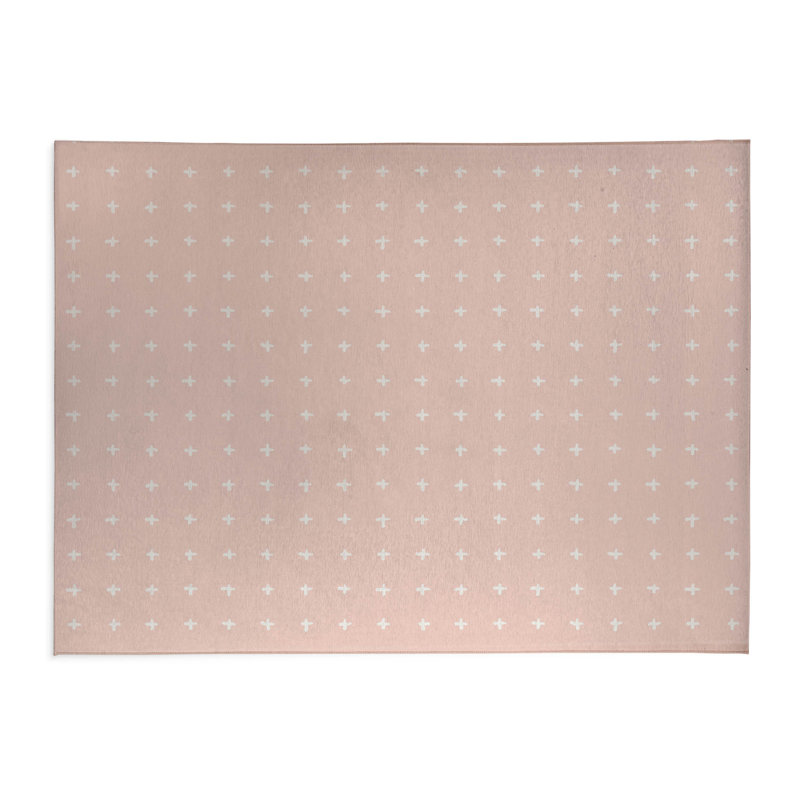 Tapis de cuisine Criss, Rectangle 2' x 3', Rose