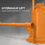 HOMCOM 12 Tonne Hydraulic Bottle Jack with 19-37 cm Lifting Range Orange