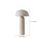 Lampe de table moderne en céramique avec abat-jour dôme