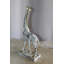 Nifao Collection Aluminum Giraffe Sculpture Graceful Elegance in Tall Form 8" x 4" x 18"H