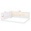 Lit de jour équipé de rangement avec station de charge USB et éclairage DEL intégré-1814654950