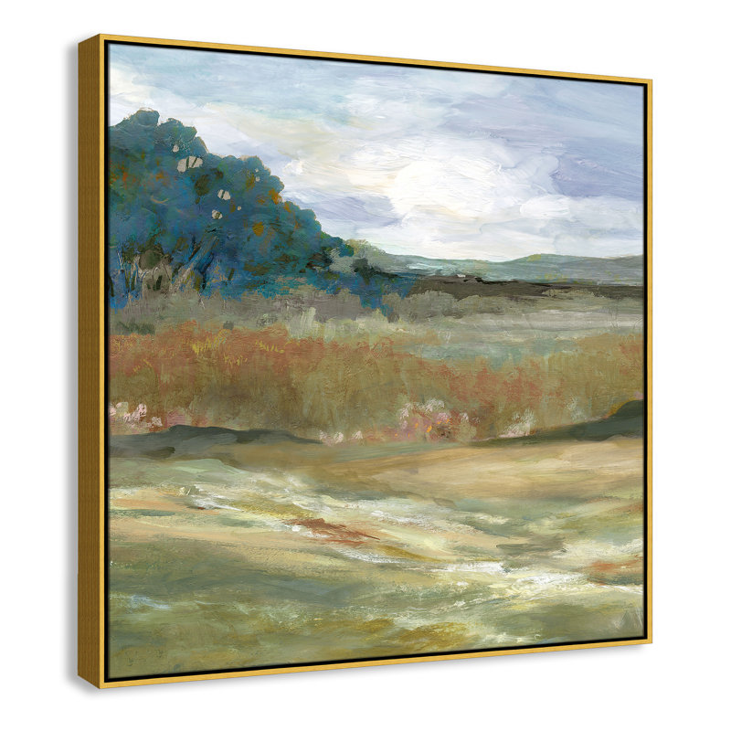 «Afprès Light» par Carol Robinson, H 41,5 po x l 41,5 po, Doré