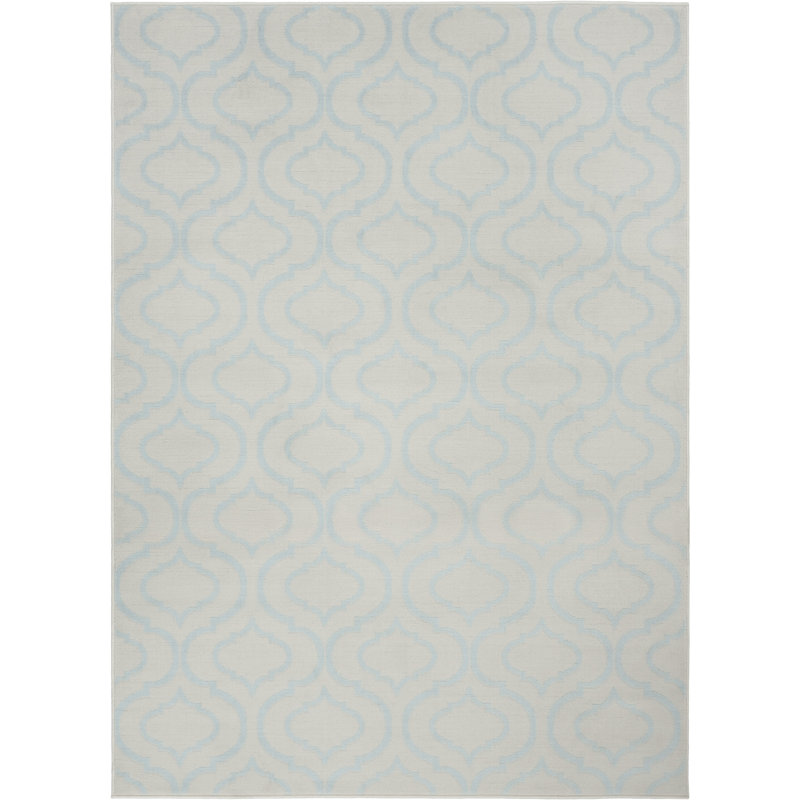 Xinrui Geometric Indoor Rug, Rectangle 5'3" x 7'3"