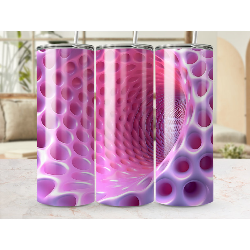 Choose Handmade Tumblers 591ml Vacuum Insulated Stainless Steel (18/8) Travel Tumbler with Straw
