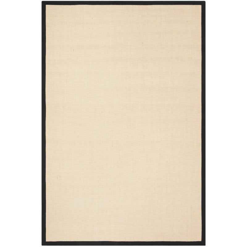 Tapis beige/noir Cayman, Rectangle 6 pi x 9 pi