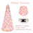 Colorful Glass Christmas Tree Light – Tabletop Holiday Décor With Timer For Indoor Xmas Display-135427748
