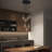 7-Lights Raindrop Solid Thick Glass Pendant light-1130083146