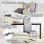 Faux Leather Dining Chair Set with Chrome Cantilever Base-764837248-746745580