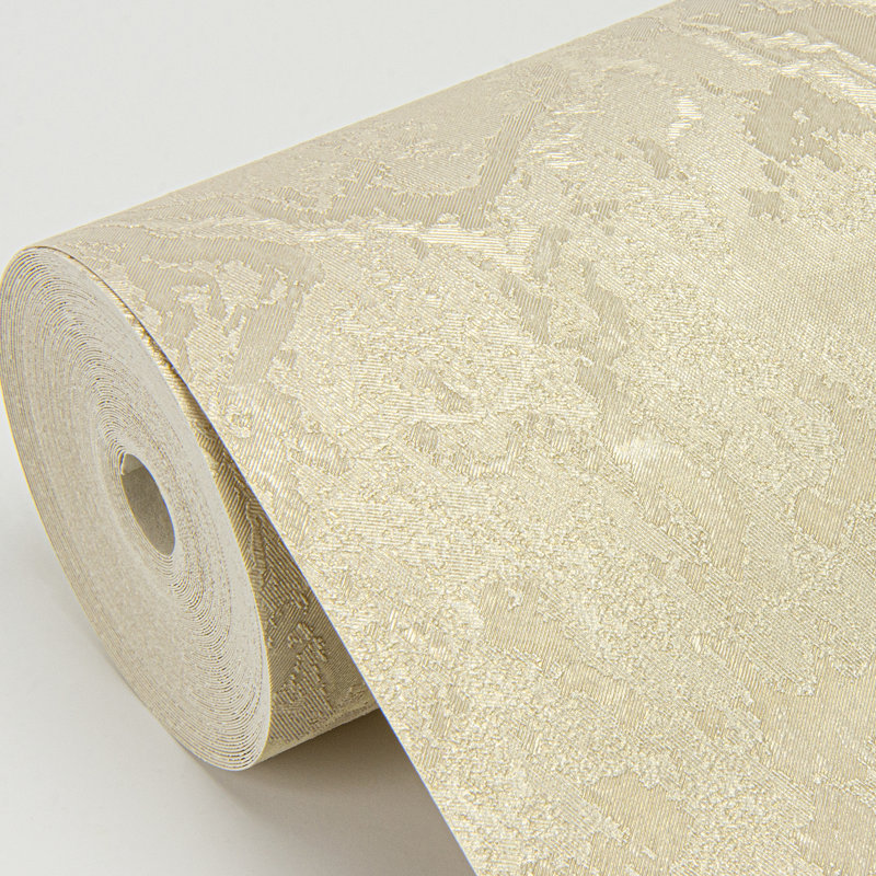 Rouleau de papier peint métallique L 33 pi x l 20,9 po Frodsham, Doré