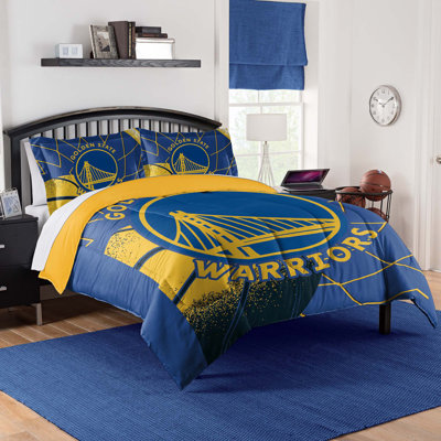 NBA Golden State Warriors Comforter & Pillow Sham Set