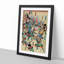 A Riot of Samurai by Tsukioka Yoshitoshi - Framed Print-55629042-55629043