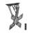 Mount-it Black Motorized Screens Holds up to 66 lbs