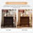 Lundgren 24"W Traditional 2-Drawer End Table with Simple Assembly and Charging Station-2042385957