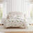 Martha Stewart Geranium Bloom Cotton Reversible Pink Comforter Set-125088610-125088612