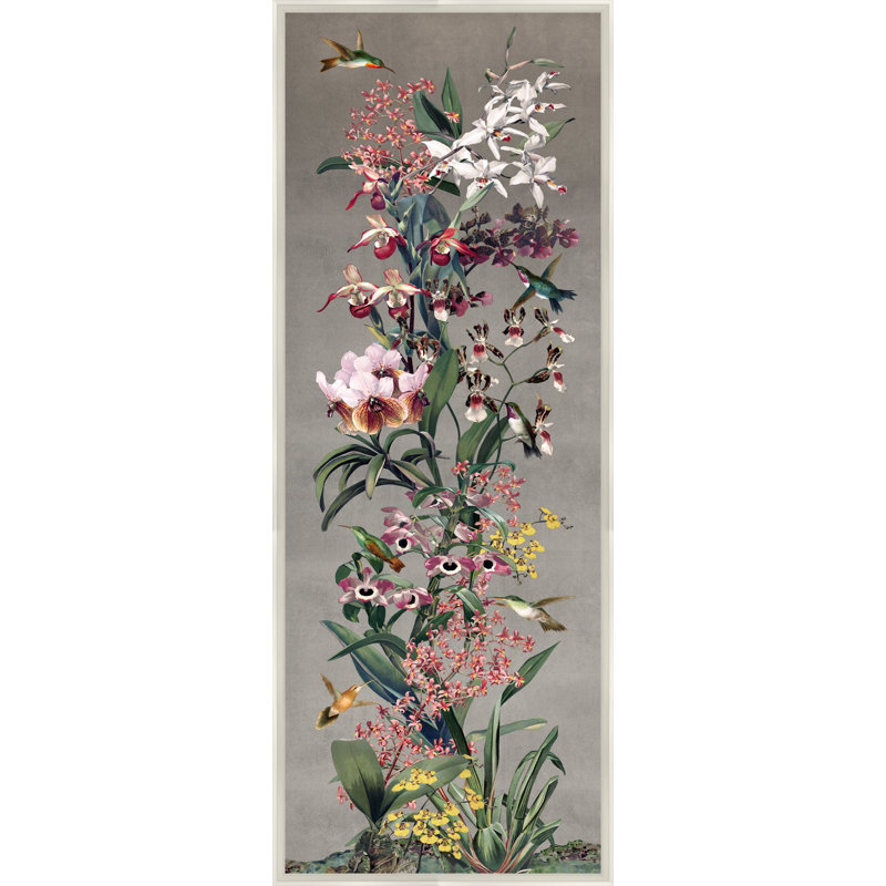 Orchid Chinoiserie 1 Print by Lillian August