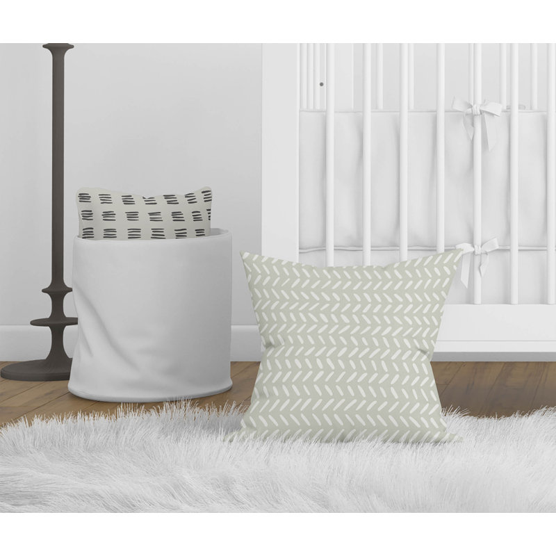Coussin Dream Splat, H 16 po x l 16 po, Géométrique vert clair