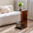 Modern C-Shaped Acrylic Side Table - Clear Contemporary End Table For Sofa, Bed, Or Living Room-115057719