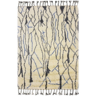 Hand Woven Shag Area Rug