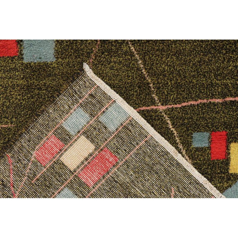 One-of-a-Kind 4' x 6'11" Hand Knotted Area Rug