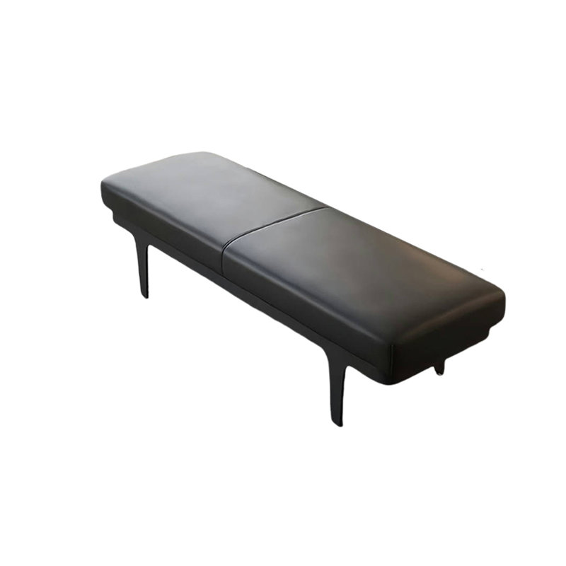 Banc rembourré en similicuir New Luxury, H 16,53 po x l 55,11 po x P 19,68 po