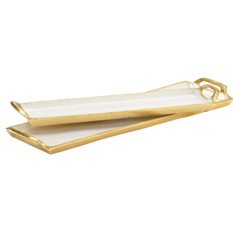 Decorative Tray, White