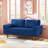 Delicat 58.46'' Velvet Loveseat-1475972680