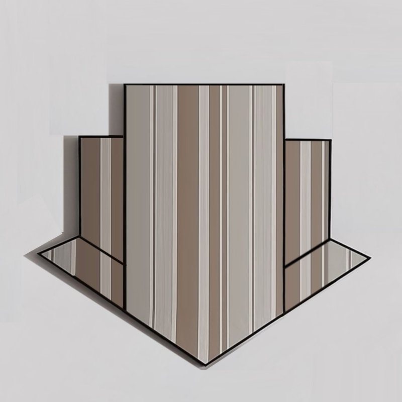 Derwood  Lacey Art Deco Wall Mirror 