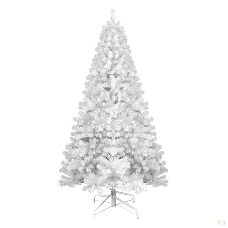 Arbre de Noël 9 pi avec fil mémoire, arbre en PVC artificiel à charnière 1910 pointes, arbre de Noël de Noël facile à assembler pour la décoration intérieure (ornements non inclus)