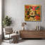 «Pop Art Diva 27» par Irena Orlov, art mural en métal doré, 12 po x 12 po-79444140