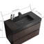 Meuble-lavabo moderne 36 po - Finition noyer, fermeture silencieuse, grand rangement, design et lavabo pour salle de bain-1133914178-1133914207