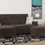 Repose-pieds avec rangement en microfibre Primenest Nimbusflow-147837803