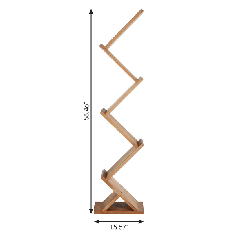 Étagère en bois massif 58,46 "H